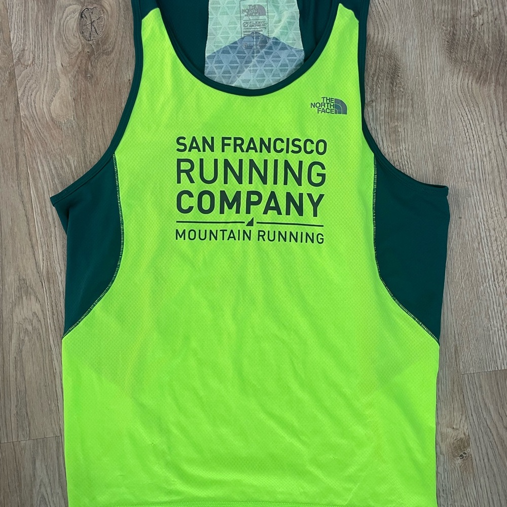 The North Face Neon Green Running Tank